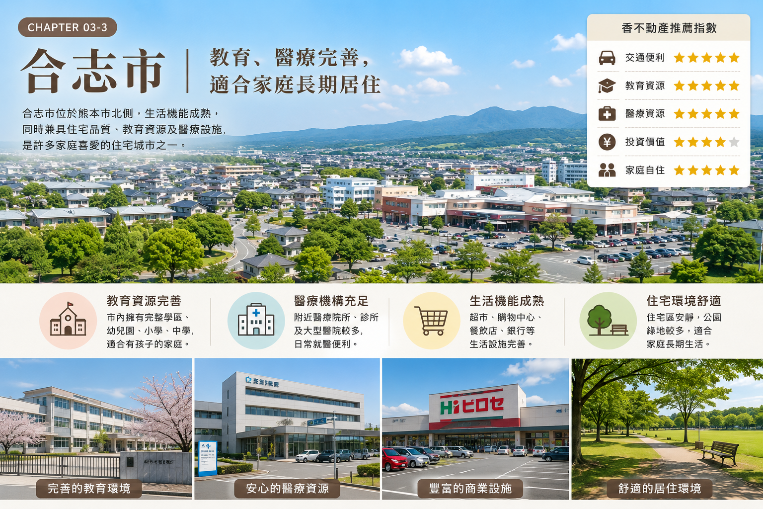 熊本縣合志市生活與購屋指南